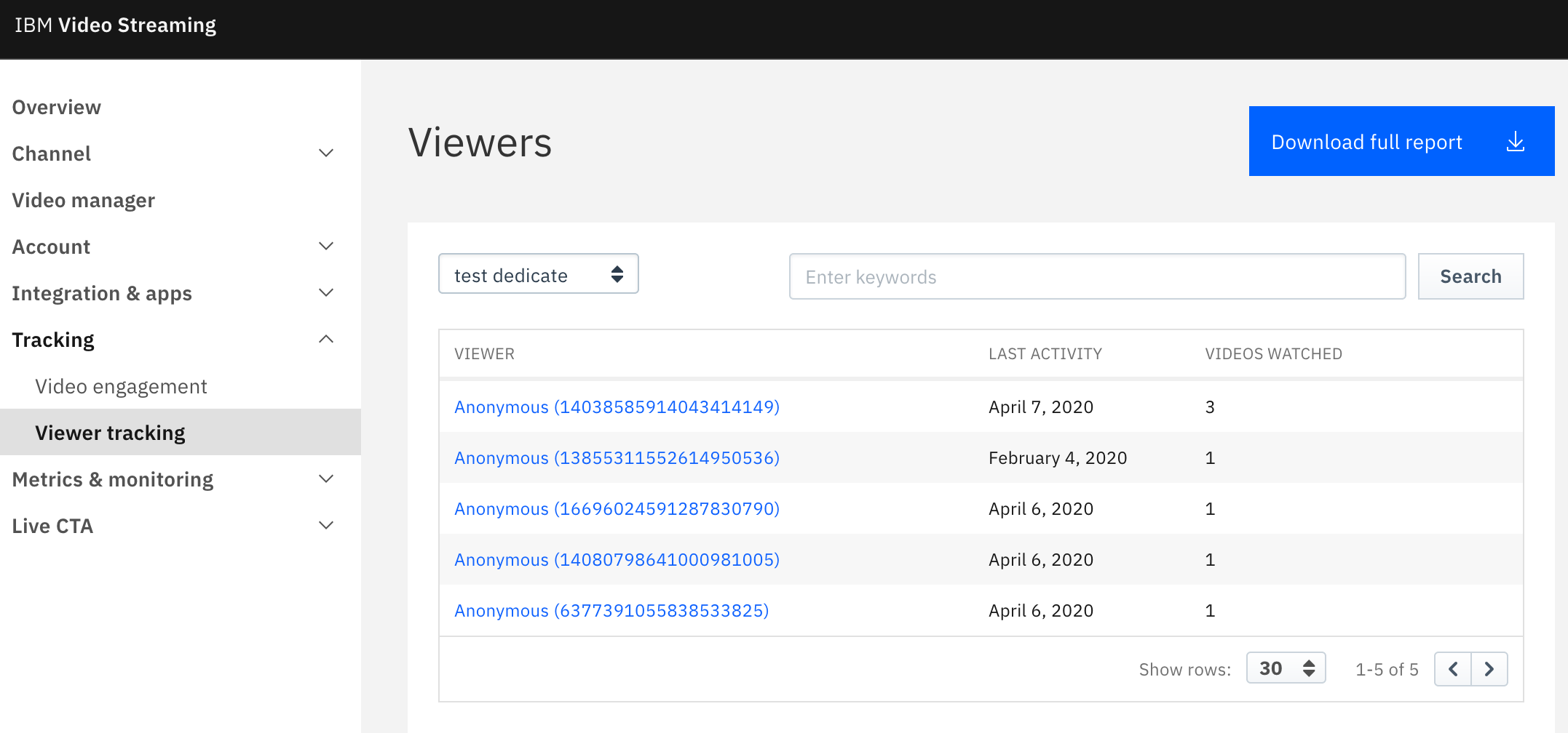 How do I hide the viewer total on my player? – IBM Video Streaming